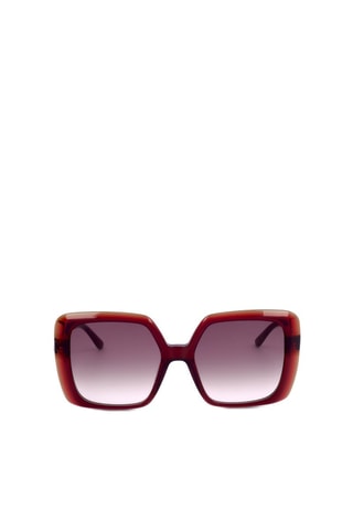 Lunettes de soleil femme - Catégorie 3 - Karl Lagerfeld - Rouge et gris