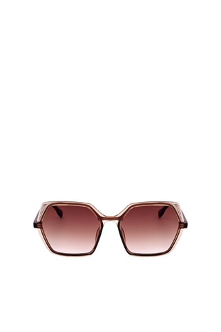 Lunettes de soleil femme - Catégorie 3 - Karl Lagerfeld - Rouge et marron