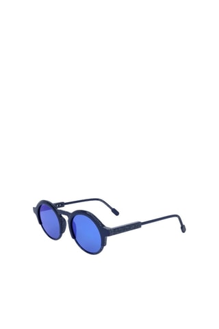 Lunettes de soleil mixte - Verres effet miroir - Catégorie 2 - Italia Independent - Noir et bleu