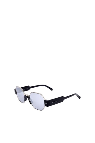 Lunettes de soleil mixte - Verres effet miroir - Catégorie 2 - Italia Independent - Noir et argenté