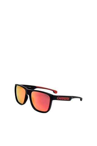 Lunettes de soleil homme - Verres effet miroir - Catégorie 3 - Rouge et noir - Carrera - Noir et rouge