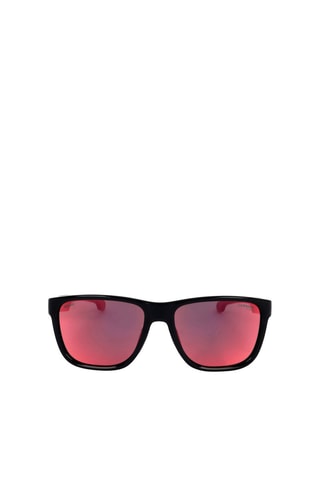 Lunettes de soleil homme - Verres effet miroir - Catégorie 3 - Rouge et noir - Carrera - Noir et rouge