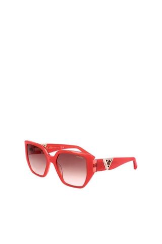 Lunettes de soleil femme - Catégorie 2 - Guess - Rouge et marron