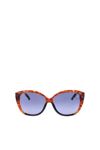 Lunettes de soleil femme ornées de cristaux Swarovski - Catégorie 2 - Swarovski - Noir et marron
