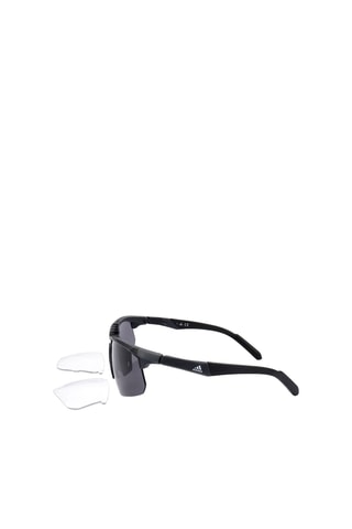 Lunettes de soleil homme - Verres correcteurs amovibles - Catégorie 3 - Adidas sport - Noir, rose et gris