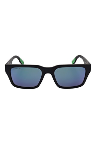 Lunettes de soleil homme - Verres effet miroir - Catégorie 3 - Lacoste - Bleu et noir