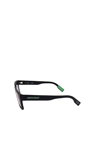 Lunettes de soleil homme - Verres effet miroir - Catégorie 3 - Lacoste - Bleu et noir