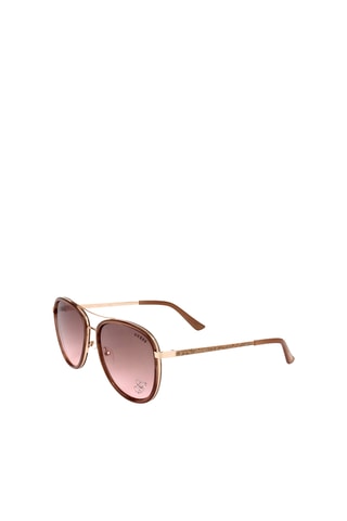 Lunettes de soleil femme - Catégorie 2 - Guess - Rouge, marron, rose et doré