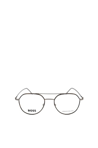 Lunettes de vue homme - Hugo Boss - Noir et argenté