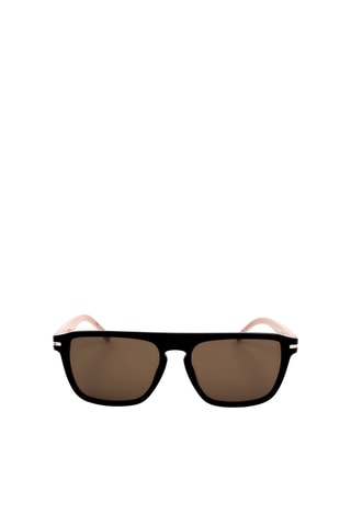 Lunettes de soleil homme - Catégorie 3 - Hugo Boss - Marron et noir