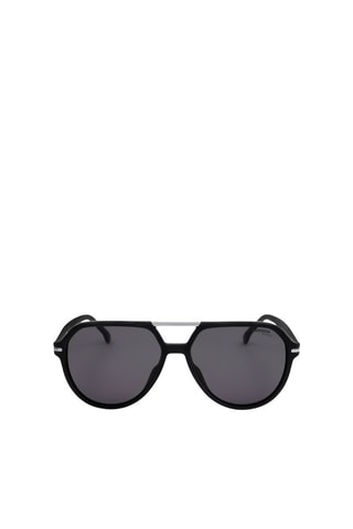 Lunettes de soleil homme - Catégorie 3  - Carrera - Argenté, gris et noir