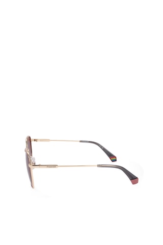 Lunettes de soleil polarisées homme - Catégorie 2 - Polaroid - Doré et rose