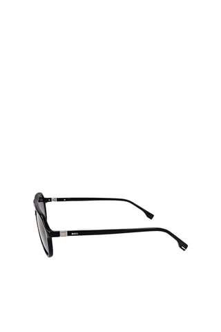Lunettes de soleil homme - Catégorie 3 - Hugo Boss - Gris foncé et noir