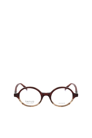 Lunettes de vue homme - Safilo - Beige, gris et marron
