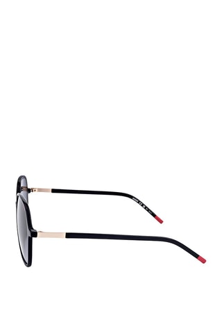 Lunettes de soleil femme - Catégorie 3 - Hugo - Noir, rouge, doré et gris