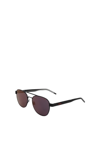 Lunettes de soleil homme - Catégorie 3 - Hugo - Noir et rouge