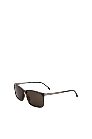 Lunettes de soleil homme - Catégorie 3 - Hugo Boss - Noir, marron et argenté