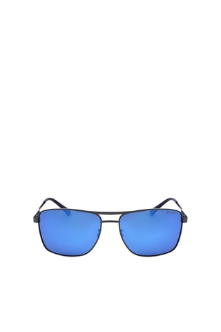 Lunettes de soleil polarisées homme - Verres effet miroir - Catégorie 3 - Polaroid - Gris foncé