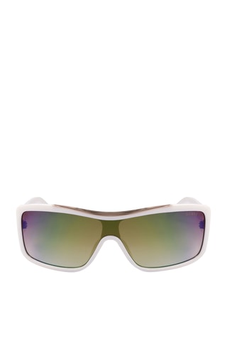 Zonnebril Dames - Bruin Spiegelende Glazen - Categorie 2 - Guess - Wit