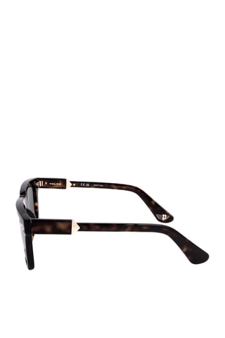 Lunettes de soleil homme - Catégorie 3 - Police - Marron foncé
