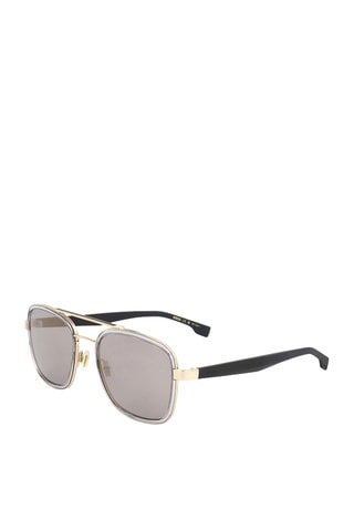 Lunettes de soleil homme - Catégorie 2 - Hugo Boss - Doré et gris
