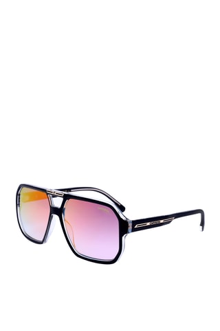 Lunettes de soleil homme - Verres effet miroir - Catégorie 2 - Carrera - Noir