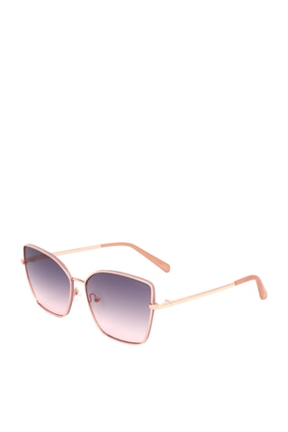 Zonnebril Dames - Bruin Categorie 2 - Guess Factory - Roségoudkleurig