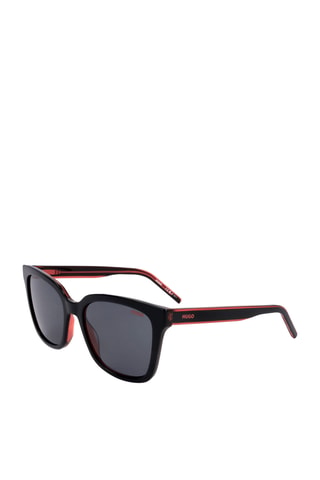 Lunettes de soleil femme - Catégorie 3 - Hugo - Noir et rouge