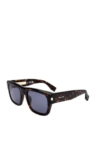Lunettes de soleil homme - Catégorie 3 - Police - Marron foncé