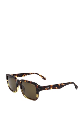Lunettes de soleil homme - Catégorie 3 - Police - Marron