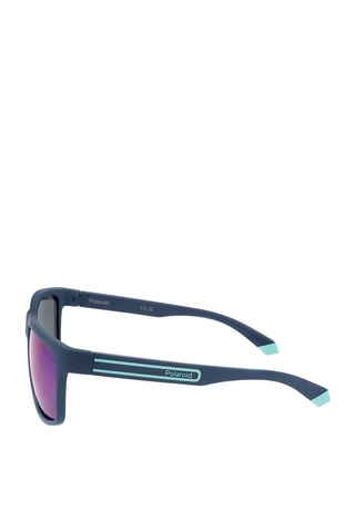 Lunettes de soleil polarisées homme - Verres effet miroir - Catégorie 3 - Polaroid - Turquoise