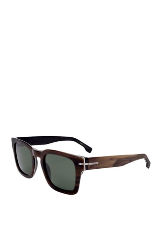 Lunettes de soleil homme - Catégorie 3 - Hugo Boss - Marron et noir