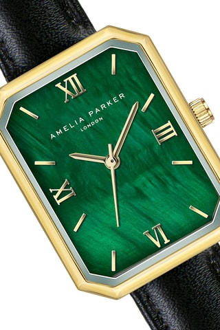 Orologio al quarzo in pelle Terrene - Madreperla