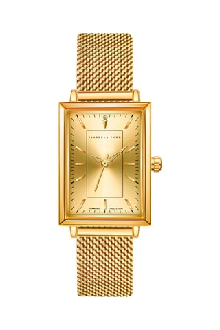 Orologio al quarzo in acciaio e diamante Luna