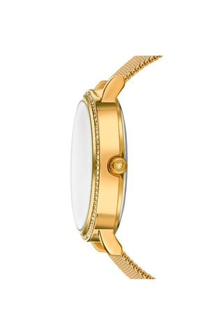 Orologio al quarzo in acciaio Marbella - Dorato 