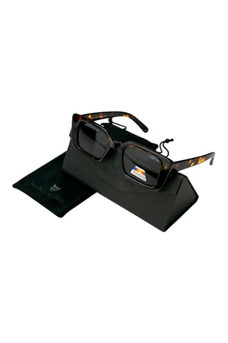 Occhiali da sole polarizzati unisex - Categoria 3 - Nero, giallo e marrone