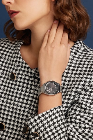 Orologio al quarzo in acciaio Porter