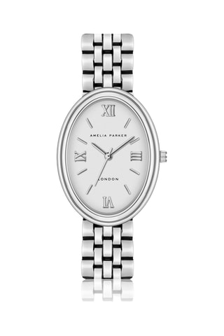 Orologio al quarzo in acciaio Soraya - Argentato