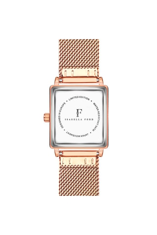 Orologio al quarzo in acciaio e diamante Elisabeth