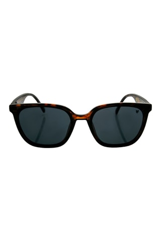 Occhiali da sole polarizzati unisex - Categoria 3 - Nero e marrone