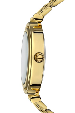 Orologio al quarzo in acciaio Clare - Dorato