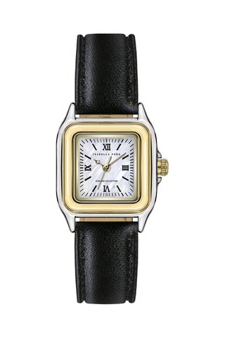 Orologio al quarzo in vera pelle Vivienne - Nero e dorato
