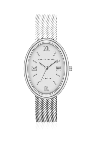 Orologio al quarzo in acciaio Soraya - Argentato
