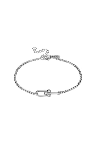 Bracciale gourmette - Argentato