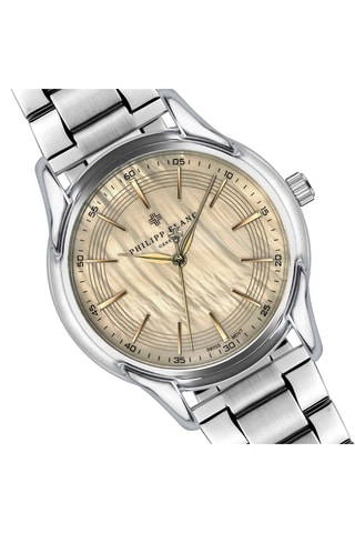Orologio al quarzo in acciaio - Argentato
