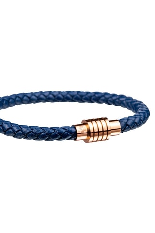 Cofanetto orologio al quarzo in pelle e bracciale in pelle