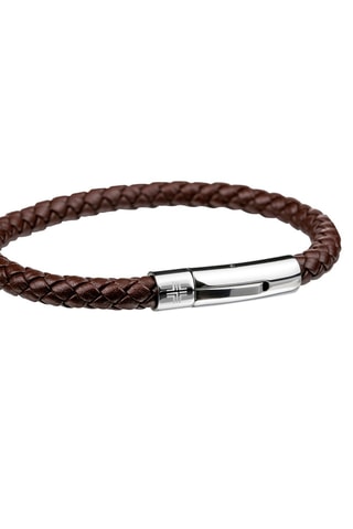 Cofanetto orologio al quarzo in pelle e bracciale in pelle