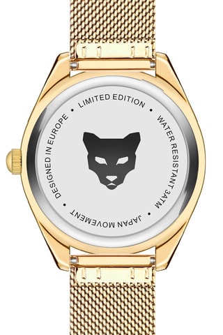 Orologio al quarzo in acciaio e zirconi Marrakech
