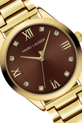 Cofanetto orologio al quarzo in zirconi e bracciale Marrakech