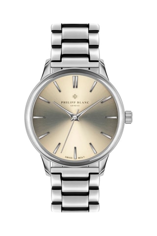 Orologio al quarzo in acciaio - Argentato